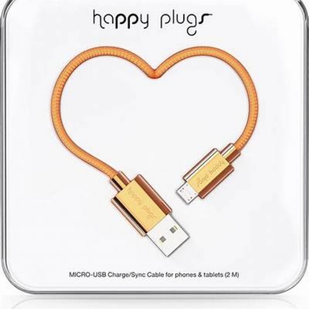 Happy Plugs Deluxe Lightning Charge and Sync Cable for Apple iPhone and ipad - Picture 2 of 5